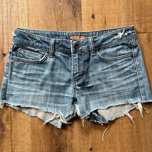 Vigoss Distressed Denim Jean Cutoff Shorts